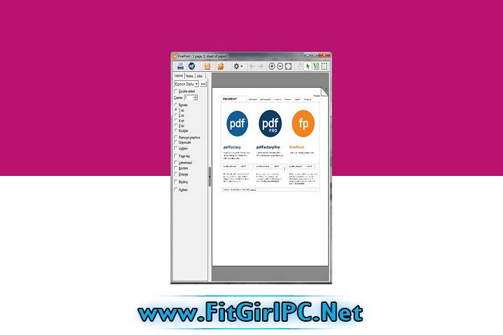 FinePrint - Version 12.05 PC FinePrint - Version 12.05 PC