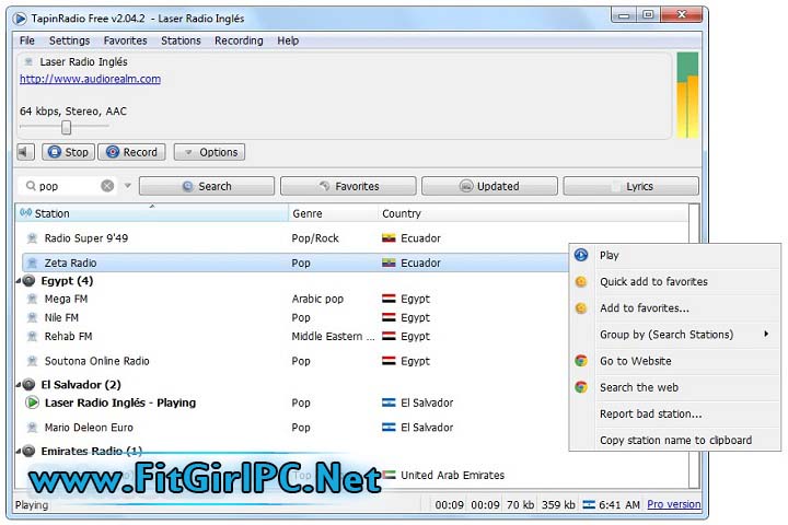 TapinRadio Pro 2.15.98.4 (x64) Free Download TapinRadio Pro 2.15.98.4 (x64) Free Download