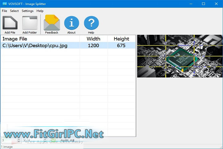 VovSoft Image Splitter 1.2 (x64) VovSoft Image Splitter 1.2 (x64)