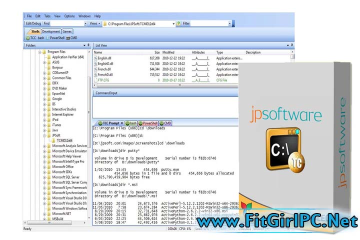 Take Command 35.00.19 Feature Demonstration JP Software Take Command 35.00.19 feature showcase