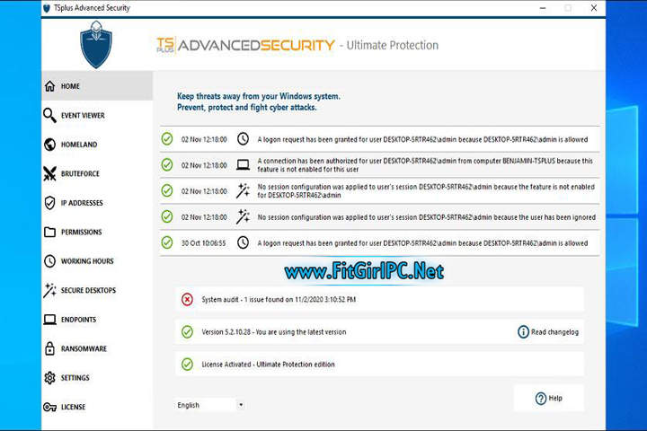 TSplus Advanced Security Ultimate v7.3.8.4 Free Download TSplus Advanced Security Ultimate v7.3.8.4 Free Download