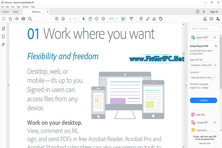 Adobe Acrobat ReaderDC v2025.001.20672 (PC Software) For Latest Software