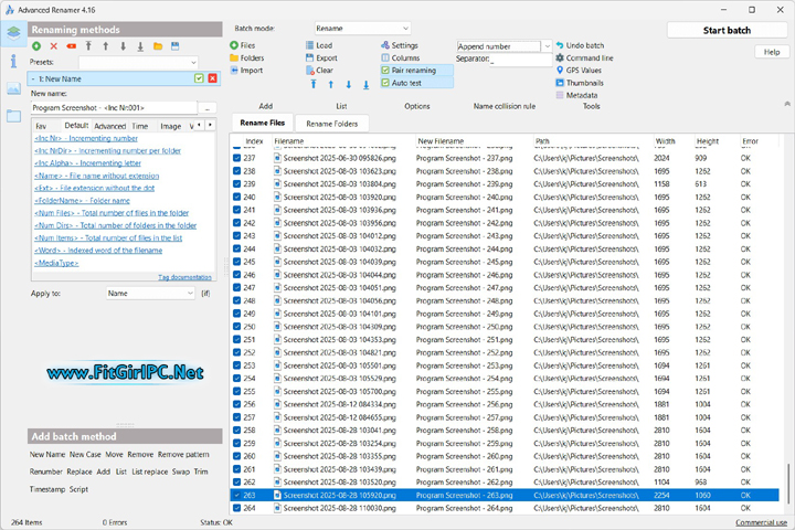 Advanced Renamer Commercial v4.16.1 (PC Software) Install Advanced Renamer Commercial v4.16.1 (PC Software) Install