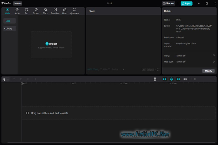 CapCut v7.0.0.2852 (PC Software) Install Full Version CapCut v7.0.0.2852 (PC Software) Install Full Version