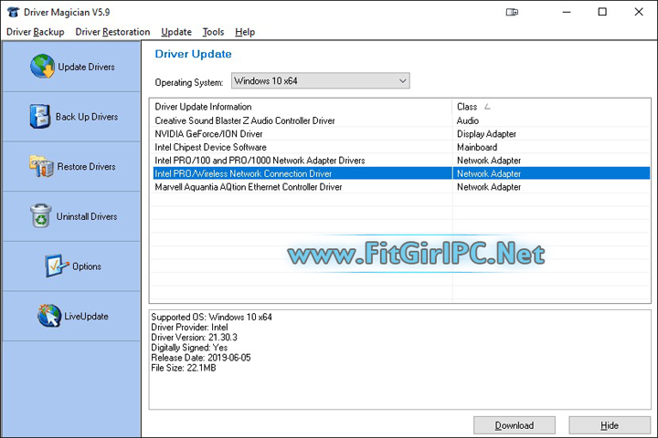 Driver Magician Lite v5.72 (PC Software) Install Software Driver Magician Lite v5.72 (PC Software) Install Software