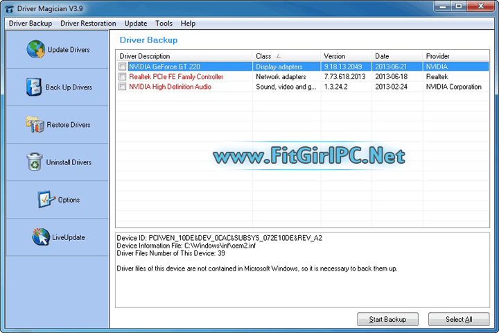 Driver Magician Lite v5.72 (PC Software) Install Full Version Driver Magician Lite v5.72 (PC Software) Install Full Version