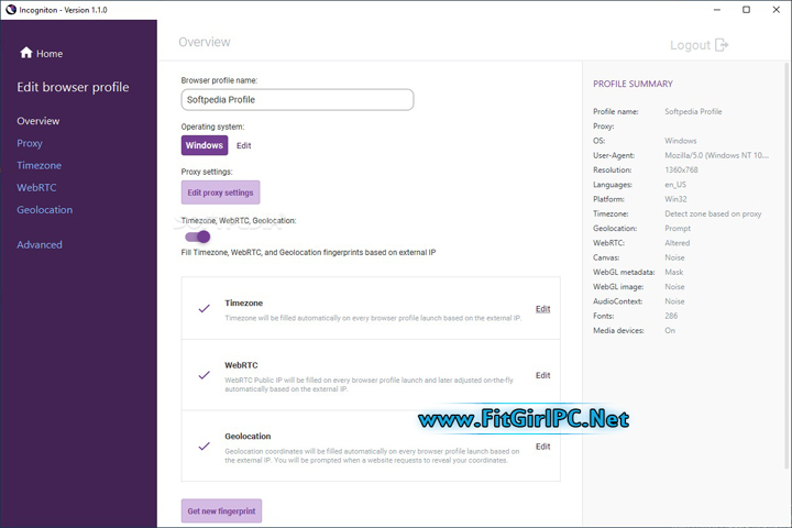 Incognito Browser v1.0 (PC Software) Free Download