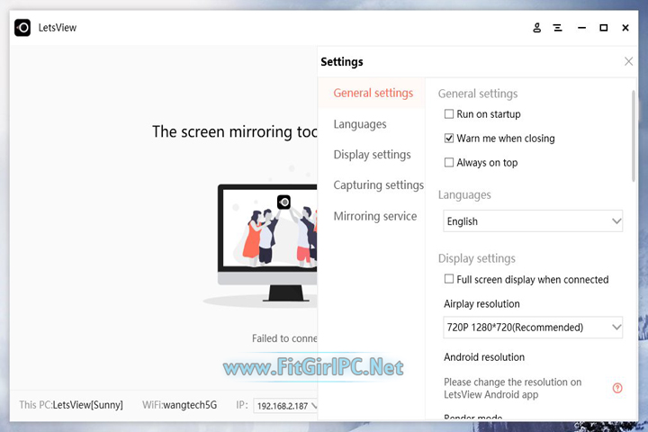 LetsView Screen Mirroring v1.1.1.6 (PC Software) For Latest Software LetsView Screen Mirroring v1.1.1.6 (PC Software) For Latest Software